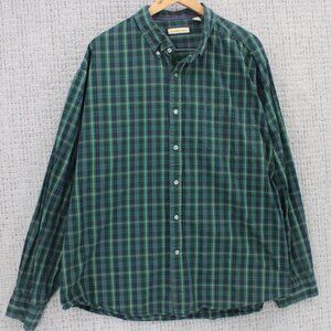 G.H Bass & Co Shirt Mens 2XL Multicolor Plaid Button Down Long Sleeve Collared
